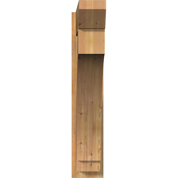 Imperial Slat Rough Sawn Outlooker, Western Red Cedar, 8W X 36D X 42H